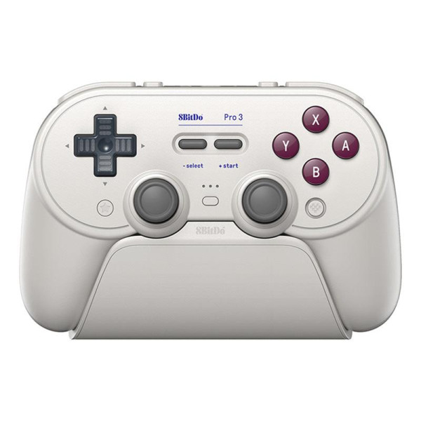 Pult 8bitdo pc/switch/switch2 pro 3 bt + laadija (w), valge Pult 8bitdo pc/switch/switch2 pro 3 bt + laadija (w), valge