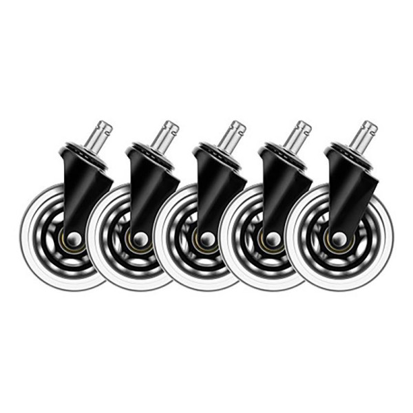 Tarvik deltaco kummi rattad toolile (5tk), must