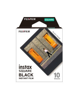 Cartrige colorfilm square glossy black frame (10x)