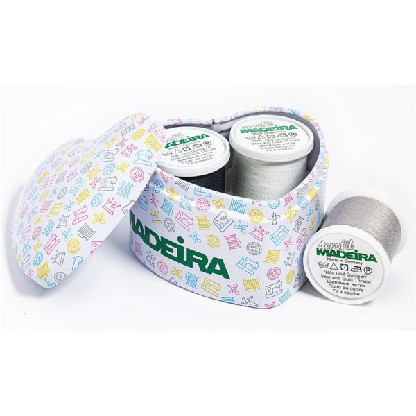 Õmblusniidid madeira aerofil 8700, 100m, 3tk., brother Õmblusniidid madeira aerofil 8700, 100m, 3tk., brother