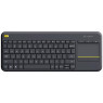 Klaviatuur logitech k400 plus swe (w), must