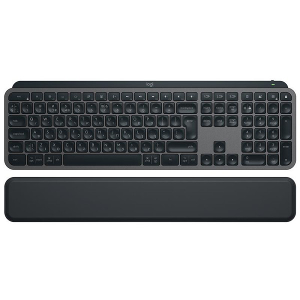 Klaviatuur logitech mx keys s plus us (w), must