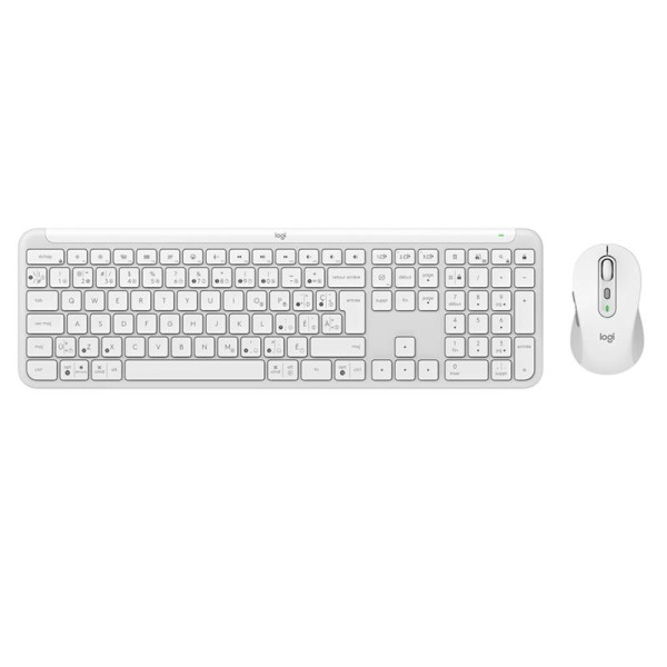 Desktop logitech signature slim combo mk950 swe (w), valge