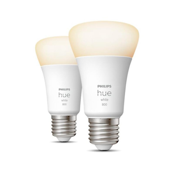 Philips hue white 2700k a60 e27 9w bt/zigbee 2tk