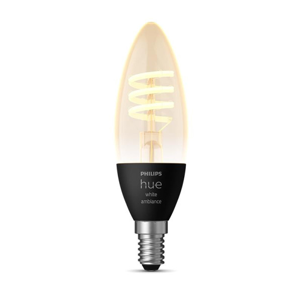 Philips hue warm-to-cool 4.6w fil candle e14 eu