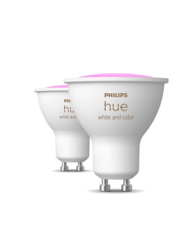Philips hue colored 4.3w gu10 2pcs