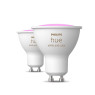 Philips hue colored 4.3w gu10 2pcs