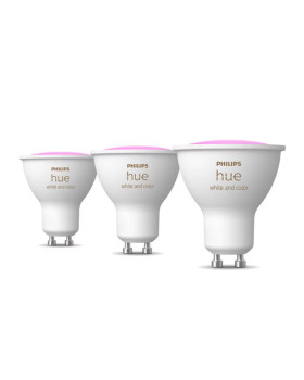 Philips hue colored 4.3w gu10 3pcs