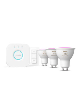Philips hue starter kit colored 4.3w gu10 3pcs sw