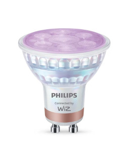 Philips wiz 4.7w(50w) gu10 glass rgb 1pcs Philips wiz 4.7w(50w) gu10 glass rgb 1pcs
