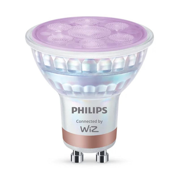 Philips wiz 4.7w(50w) gu10 glass rgb 3pcs