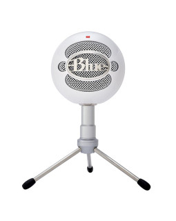 Mikrofon blue snowball ice, valge