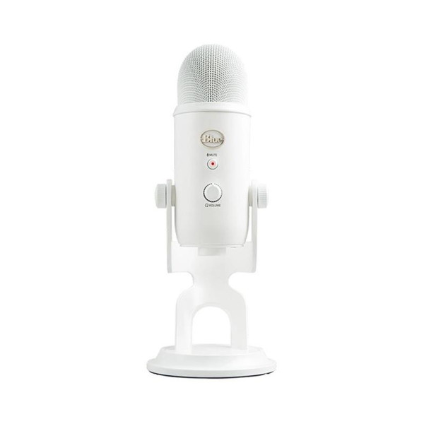 Mikrofon blue yeti, valge