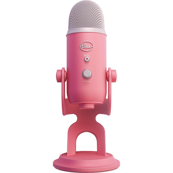 Mikrofon blue yeti, roosa