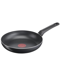 Tefal simple cook 24 cm frypan, aluminum, black