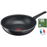 Tefal simple cook 28 cm vokkpann, aluminum, must