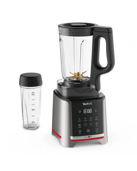 Blender tefal infinity mix+ 600ml pudel, hõbedane, must Blender tefal infinity mix+ 600ml pudel, hõbedane, must