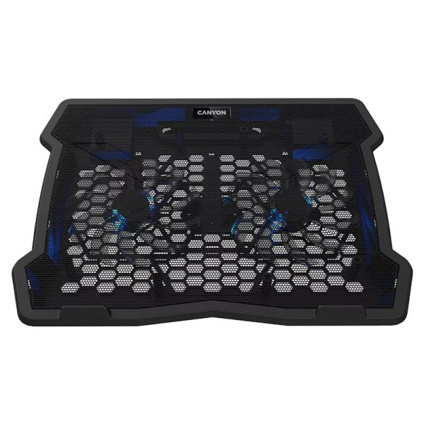 Jahutusalus canyon ns03, 2xfan, 2xusb, led, black Jahutusalus canyon ns03, 2xfan, 2xusb, led, black