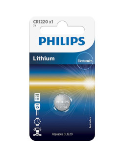 Patarei philips cr1220 3 v lithium