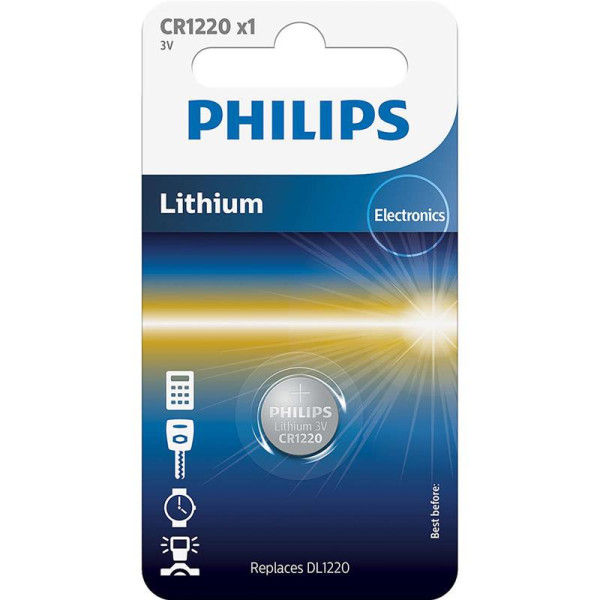 Patarei philips cr1220 3 v lithium Patarei philips cr1220 3 v lithium