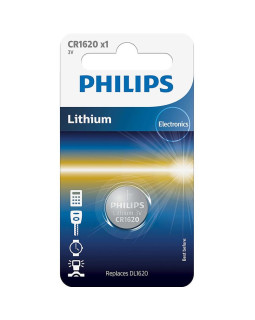 Patarei philips cr1620 3 v  lithium
