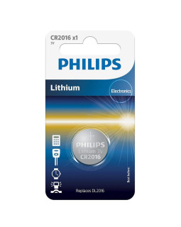 Patarei philips cr2016 3 v lithium
