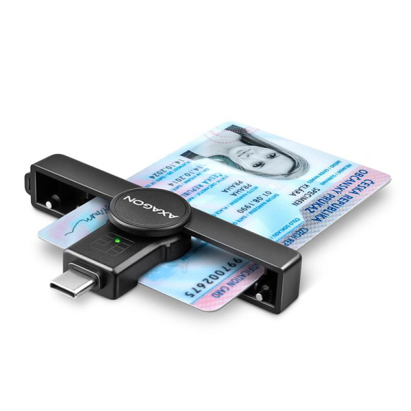 Id-smart card reader axagon usb-c