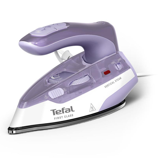 Reisitriikraud, 1000w/35g_min/70ml/0.75kg, tefal, lilla-valge Reisitriikraud, 1000w/35g_min/70ml/0.75kg, tefal, lilla-valge