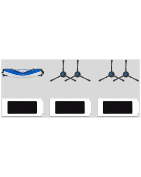 Lisatarvikute kmpl robotile deebot t30/t30s omni, ecovacs