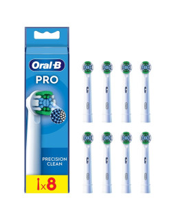 Lisaharjad oral-b precision clean pro, 8tk valge