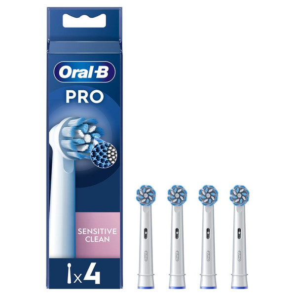 Lisaharjad sensitive clean pro oral-b, 4tk
