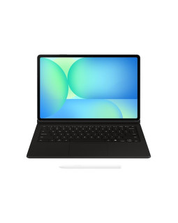 Samsung galaxy tab s10 fe+ book ümbris klaviatuur, must Samsung galaxy tab s10 fe+ book ümbris klaviatuur, must