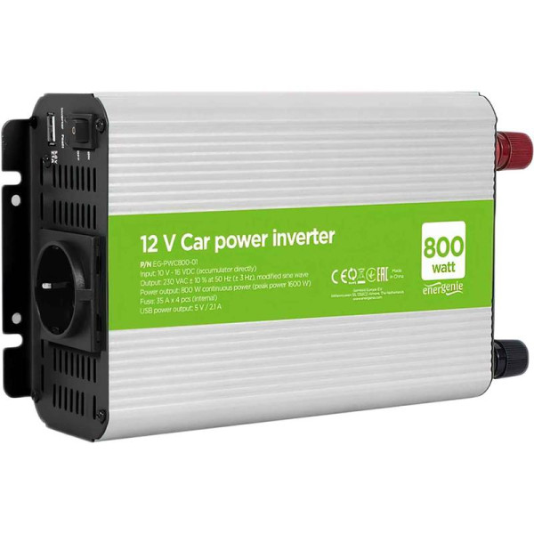 Inverter gembird 12v-> 800w + usb port