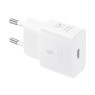 Laadimisadapter samsung usb-c 25w (w/o cable), white