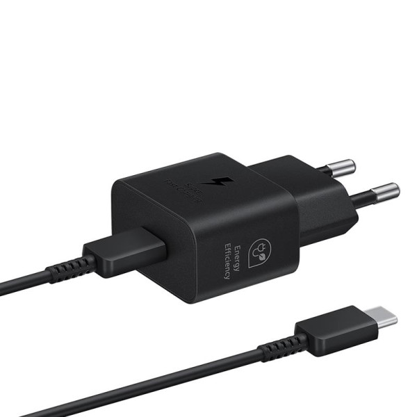 Laadimisadapter samsung usb-c 25w, black