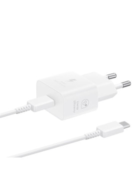 Laadimisadapter samsung usb-c 25w, white