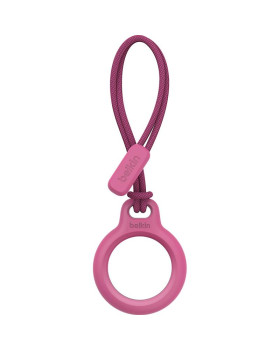 Belkin airtag secure holder strap, pink