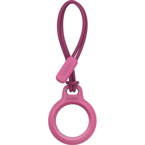 Belkin airtag secure holder strap, pink