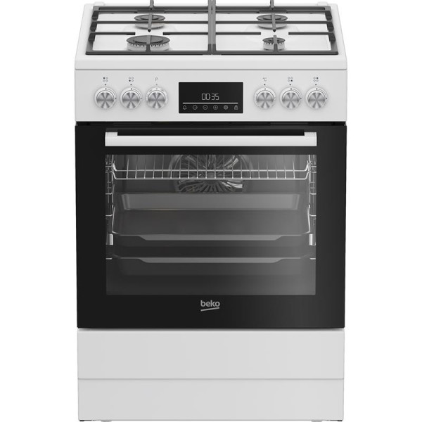 Gaasipliit elektriahjuga, beko, 60cm