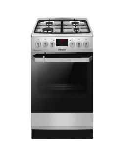 Gaasipliit elektriahjuga, hansa, 50cm, rst.vaba Gaasipliit elektriahjuga, hansa, 50cm, rst.vaba