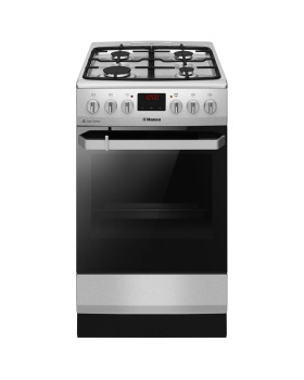 Gaasipliit elektriahjuga, hansa, 50cm, rst.vaba Gaasipliit elektriahjuga, hansa, 50cm, rst.vaba