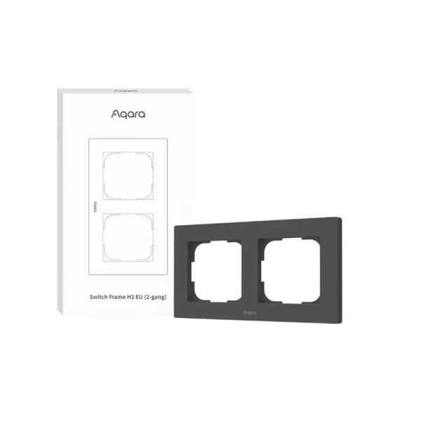Aqara switch frame h2 eu (2-gang) gray