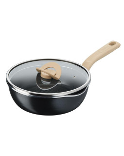 Sügav pann kaanega 24cm, indukstsion, tefal