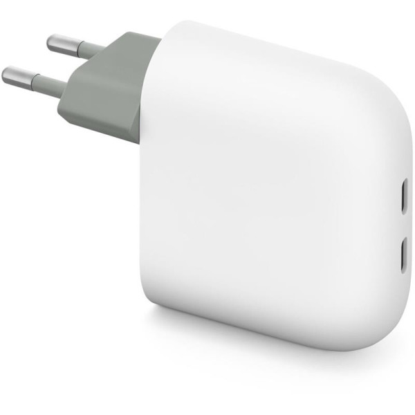 Google 67w dual usb-c charger, snow Google 67w dual usb-c charger, snow