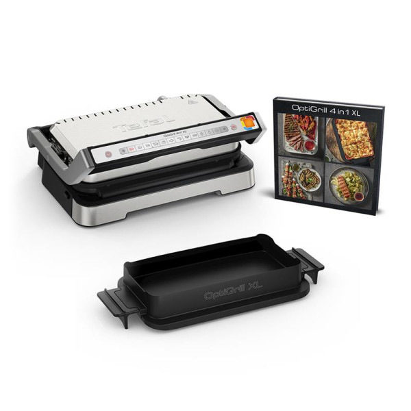 Optigrill+ xl tefal, inox
