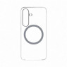 Galaxy s25 clear magnet case, läbipaistev