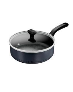 Sügav pann + kaas tefal, so light 24 cm induktsioon