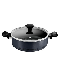 Sügav pann kahe käepidemega + kaas 24cm so light, tefal