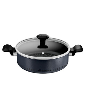 Sügav pann kahe käepidemega + kaas 24cm so light, tefal Sügav pann kahe käepidemega + kaas 24cm so light, tefal