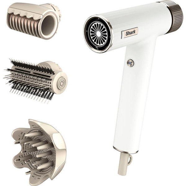Hair dryer shark speedstyle 3-in-1, white Hair dryer shark speedstyle 3-in-1, white